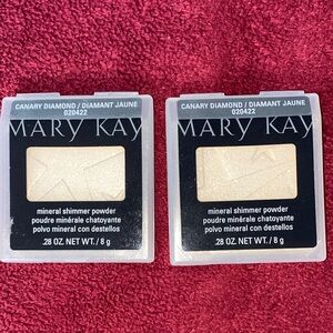 Mary Kay Canary Diamond Mineral Shimmer Powder TWO